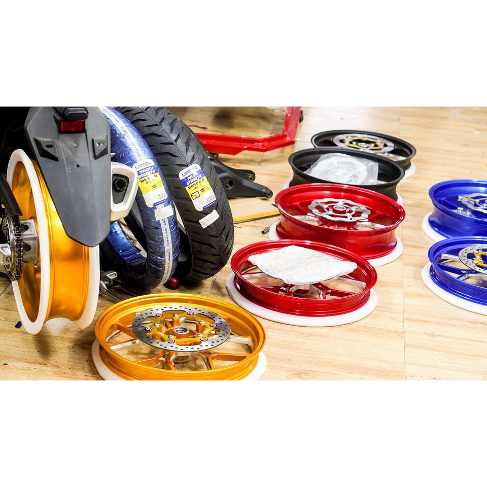 Vành độ winner, combo vành asiro 2.5-4.5 và lốp 160 moto tấn phát