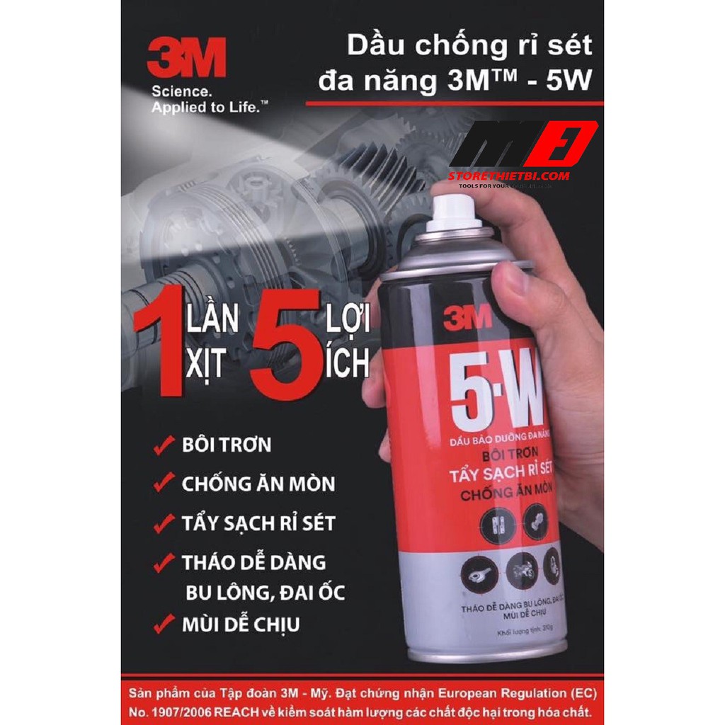 3M Chai xịt rỉ sét  5W (USA)