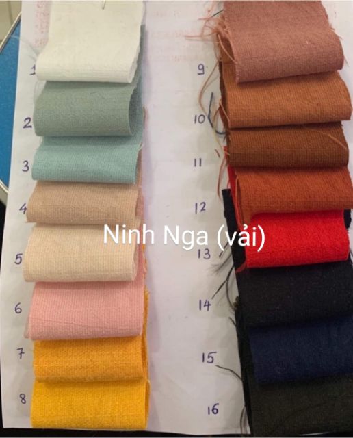 Vải cotton đũi xước