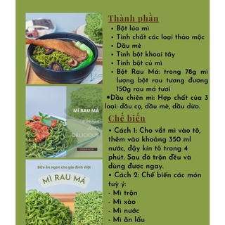 Mì Rau Má 10 phên 1 gói
