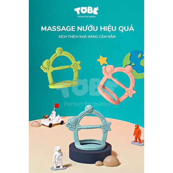 Gặm Nướu Silicone ToBé Có hộp đựng bảo quản an toàn cho bé yên tâm cho mẹ