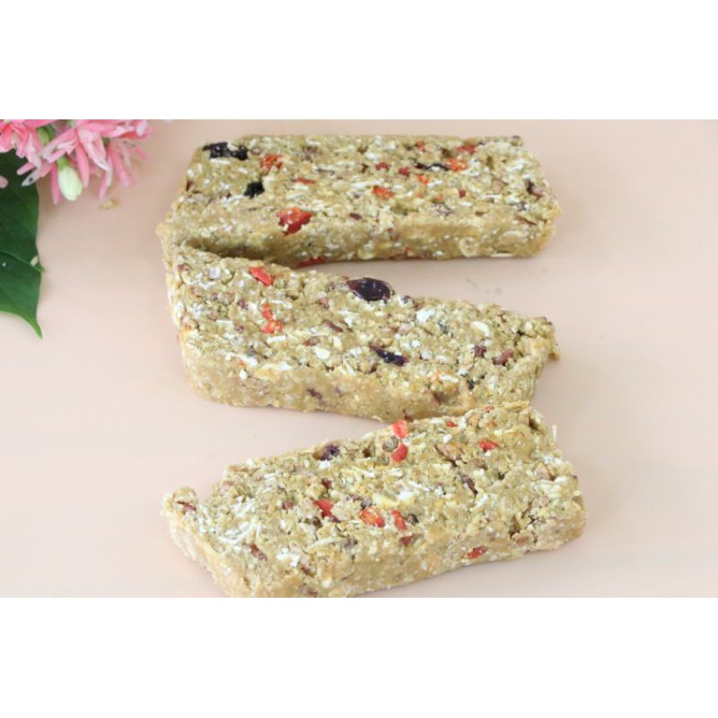 Thanh bánh năng lượng Chuối và Yến mạch thuần chay - Vegan Banana Oatmeal Energy Bar [ Légumes Vietnam ]