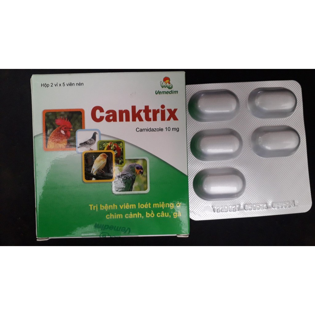 Cantrix 1 viên lẻ. loét miệng