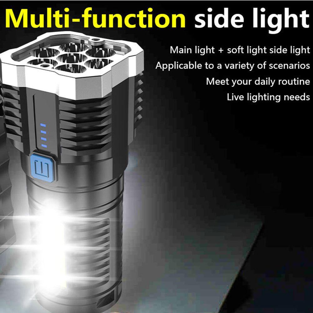 Đèn Pin Led Đa Năng Sạc USB Tiện Dụng