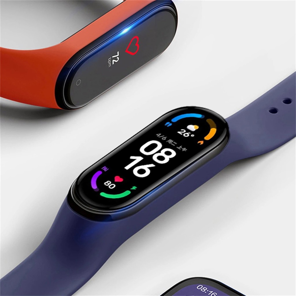 Miếng dán bảo vệ màn hình cong 3D mềm cho đồng hồ Xiaomi Mi Band 6 5 4