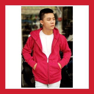 Áo Khoác ♥️FREESHIP♥️ Nỉ Zipper Nam Nữ Màu Đỏ Tươi