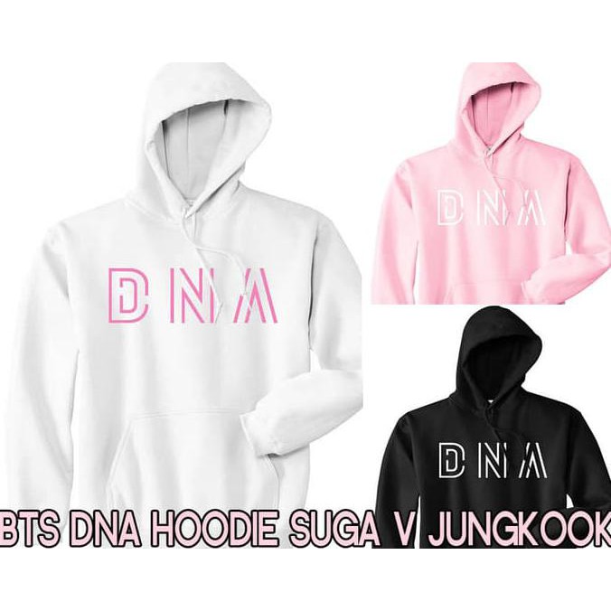 Áo Khoác Hoodie In Chữ Bts Dna Suga V