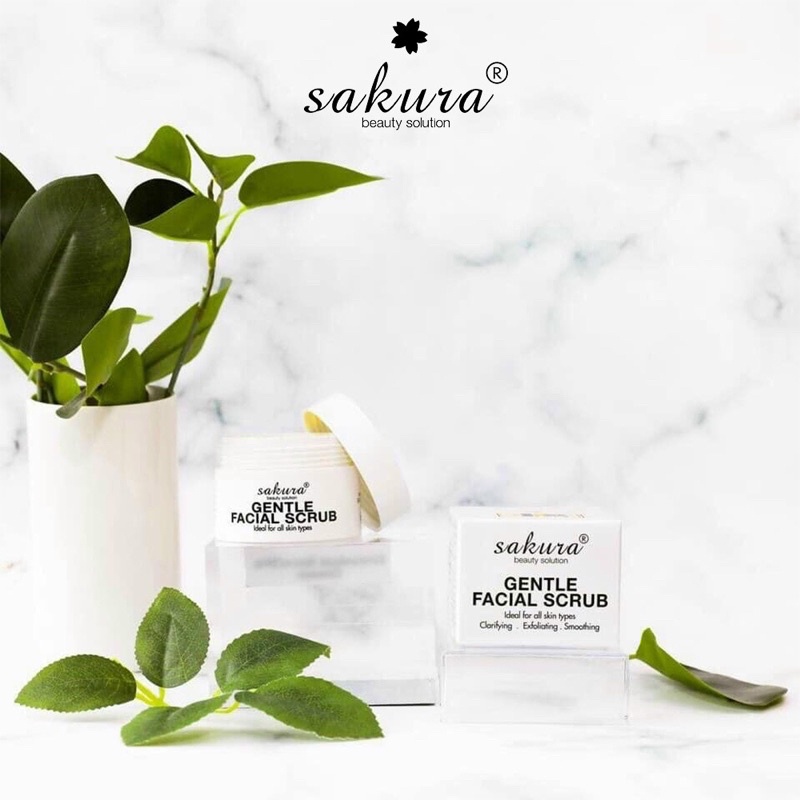 Tẩy tế bào chết vùng mặt Sakura Gentle Facial Scrub 30g