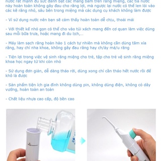 Dụng Cụ Tăm Nước LÀm Sạch Răng Miệng