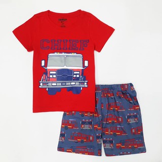 Bộ cộc tay Oshkosh bé trai nhí quần họa tiết size 2-8 tuổi