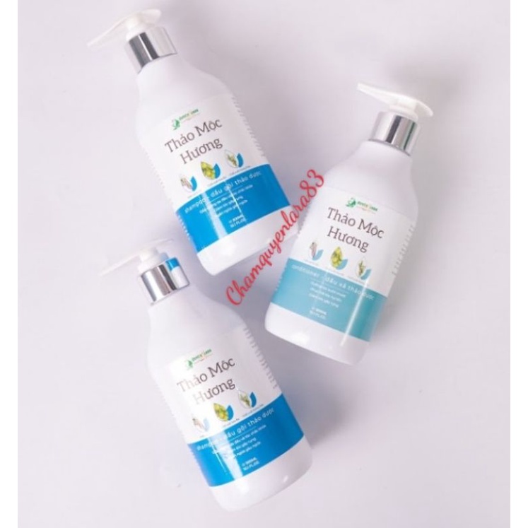 Bộ dầu gội xả Thảo Mộc Hương Quyên lara giúp hết rụng tóc, tóc mọc nhanh dài
