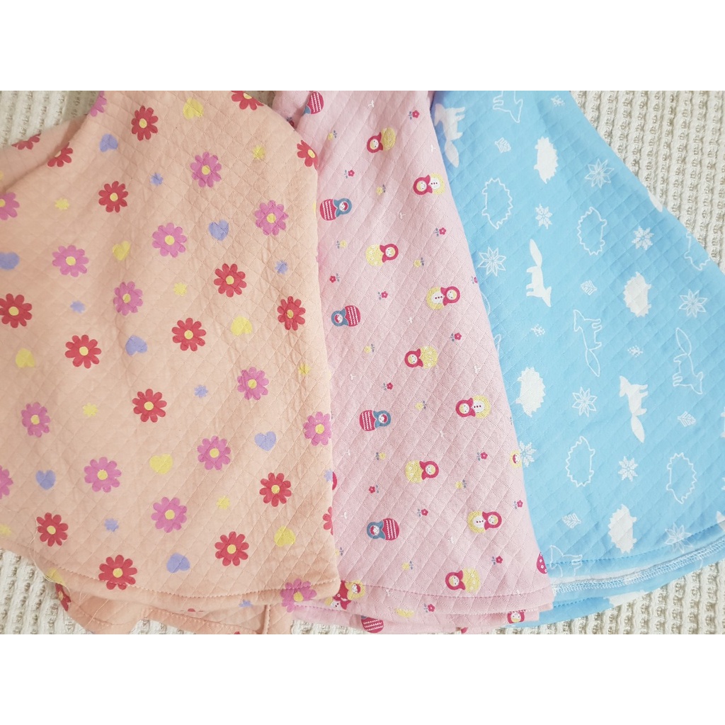 ÁO CHOÀNG MỎNG MINK BABY CHO BÉ 100% ORGANIC COTTON 3 LỚP TRẦN