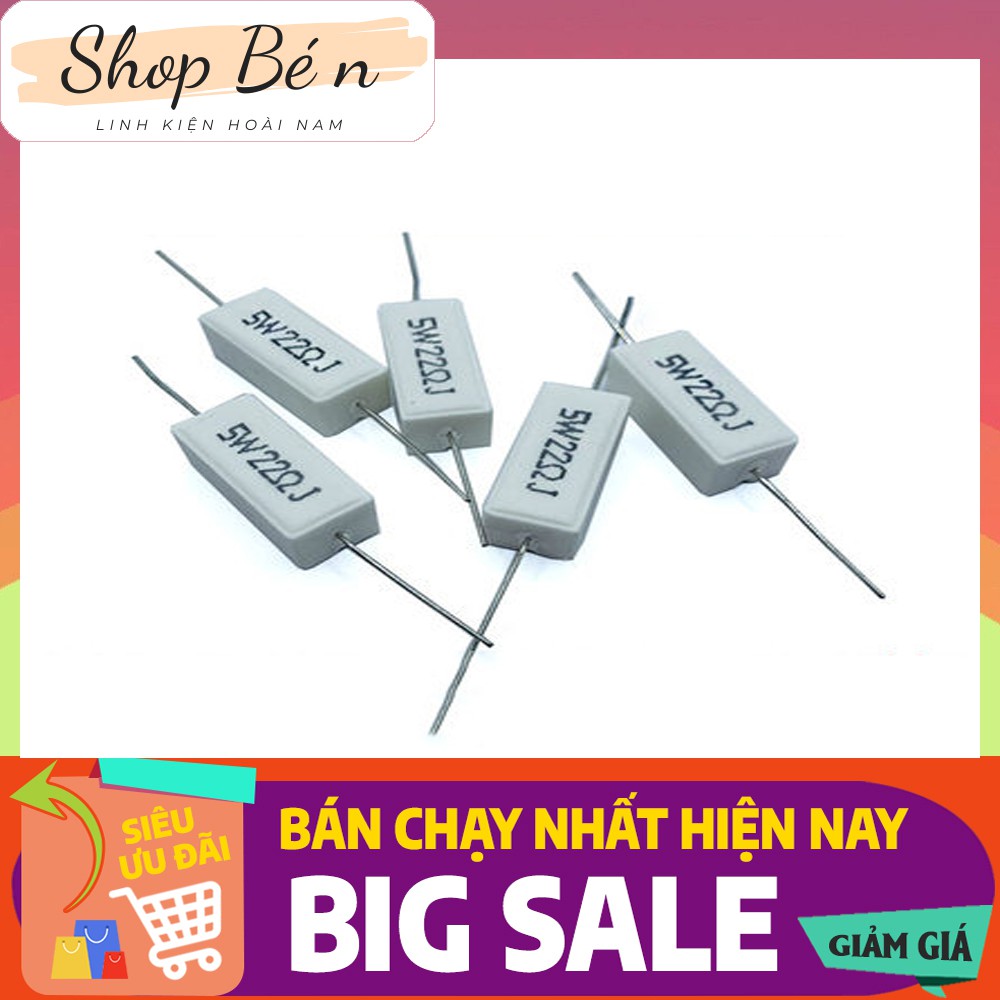 Điện trở sứ 10W 5% các loại 0.1R-10K | BigBuy360 - bigbuy360.vn