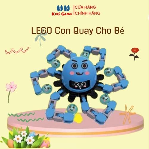 Con quay đồ chơi trẻ em Spinner, Robot biến hình thông minh phát triển trí tuệ cho bé 27Kids Game
