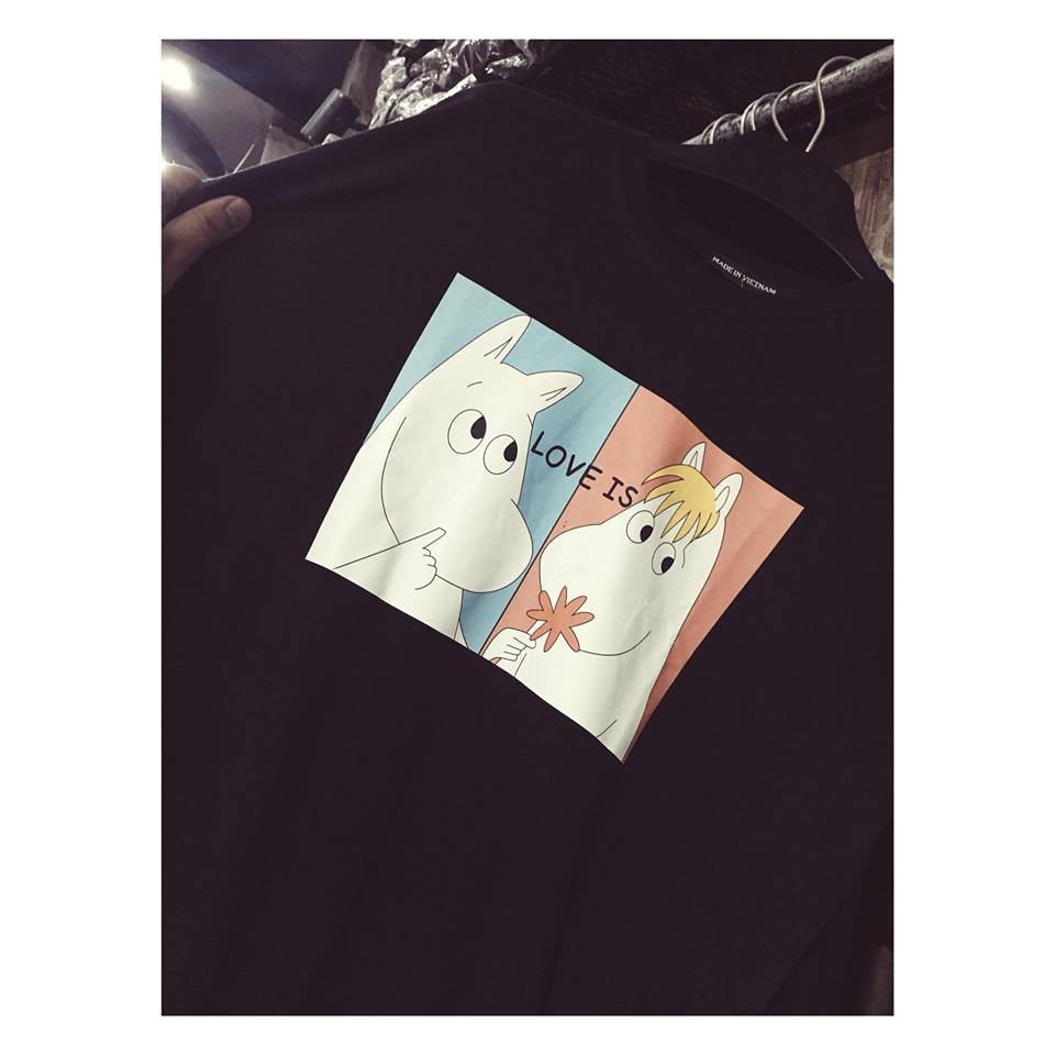 tee love is áo đôi nam nữ