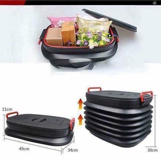 Thùng đựng đồ co giãn gấp gọn để cốp ô tô