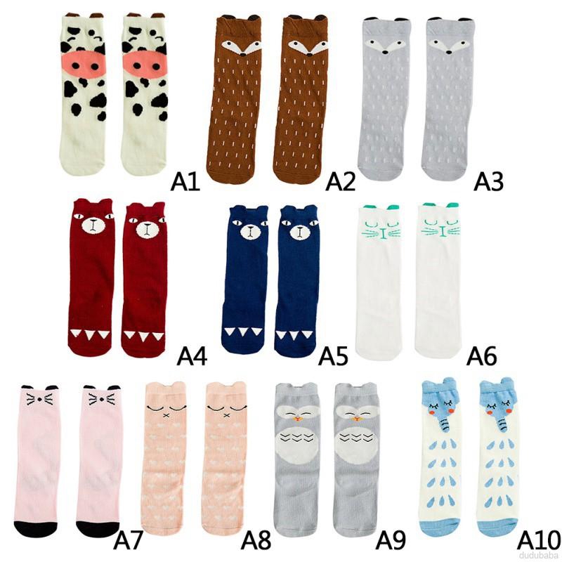 Vớ in hình động vật dành cho bé gái 0-6 tuổi