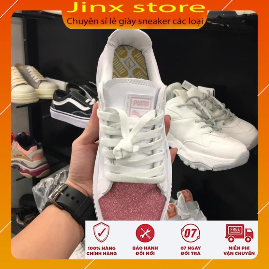 sale lớn nhất 12-12 [Hot Trend ] Giày thể thao Puma nhũ hồng 1.1 -Jinx Store > *
