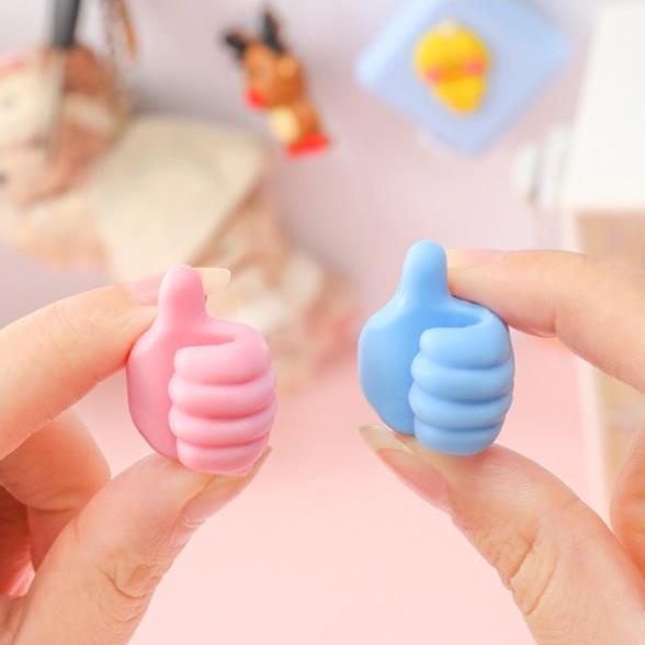 Móc kẹp hình bàn tay dơ ngón cái treo dây cáp/đồ dùng/chìa khóa đa năng