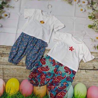 Bộ croptop dễ thương cho bé gái 12kg- 27kg