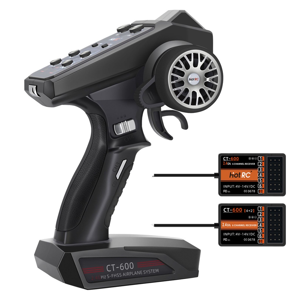 Thiết Bị Truyền Nhận Tín Hiệu Radio CT-600 CT400 6CH 4CH 2.4GHz CT-600 6 Kênh Cho Xe Hơi / Tàu Thuyền Đ