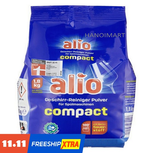 Bột rửa chén Alio 1,8kg Đức