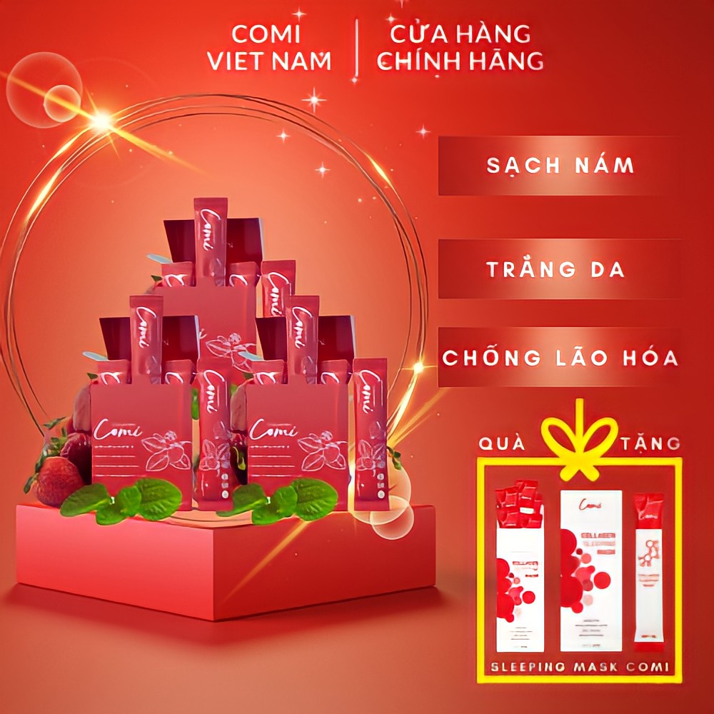Collagen Comi Nhật Bản chính hãng, giúp làm mờ nám sạm trắng sáng da toàn diện - Comi Viet Nam Store