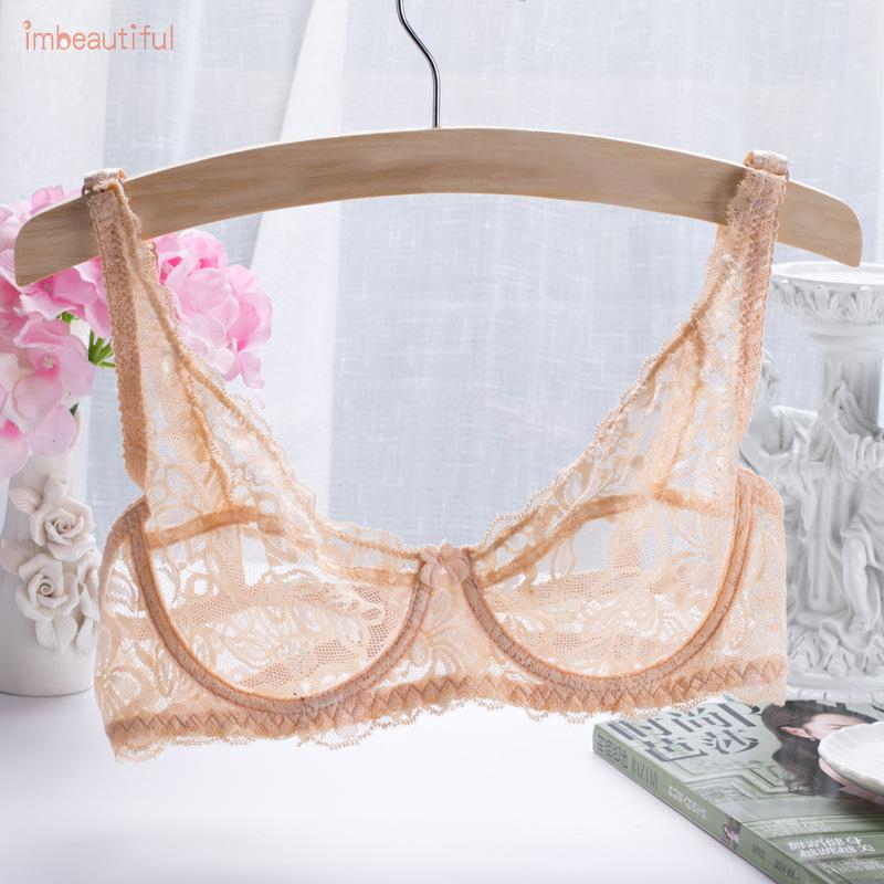 Áo ngực vải ren hoa xuyên thấu nâng ngực quyến rũ thời trang dành cho nữ