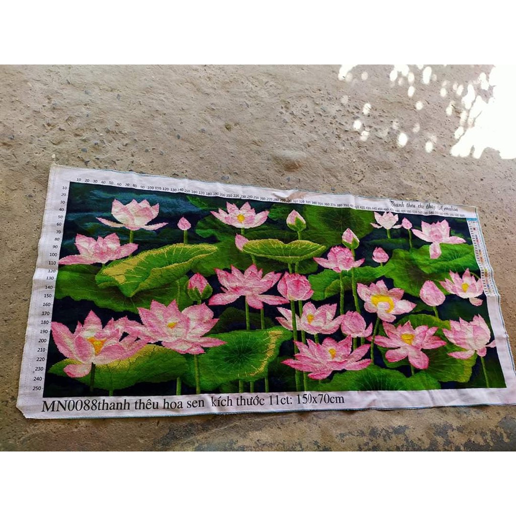 Tranh thêu chữ thập Hoa sen MH2167 MN0088 | BigBuy360 - bigbuy360.vn