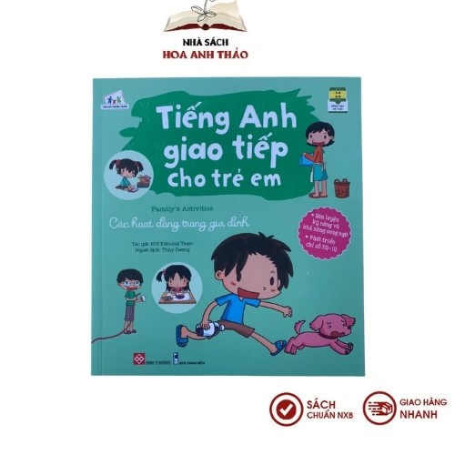 Sách - Tiếng Anh giao tiếp cho trẻ em rèn luyện Kỹ năng song ngữ - Bộ 3 quyển