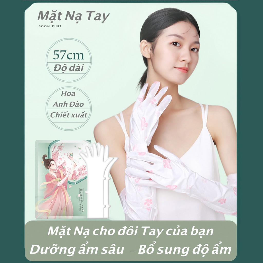 MẶT NẠ DƯỠNG DA TAY TRẮNG SÁNG CHỐNG LÃO HÓA TINH CHẤT THIÊN NHIÊN SOONPURE 80g SC134