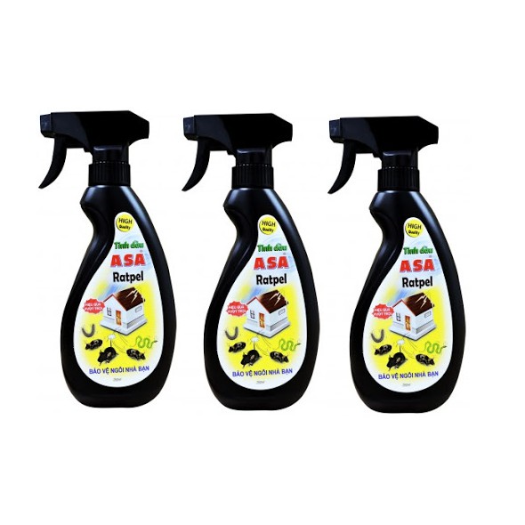 Combo 3 - Xịt xua đuổi chuột ASA Rat Repell 350ml