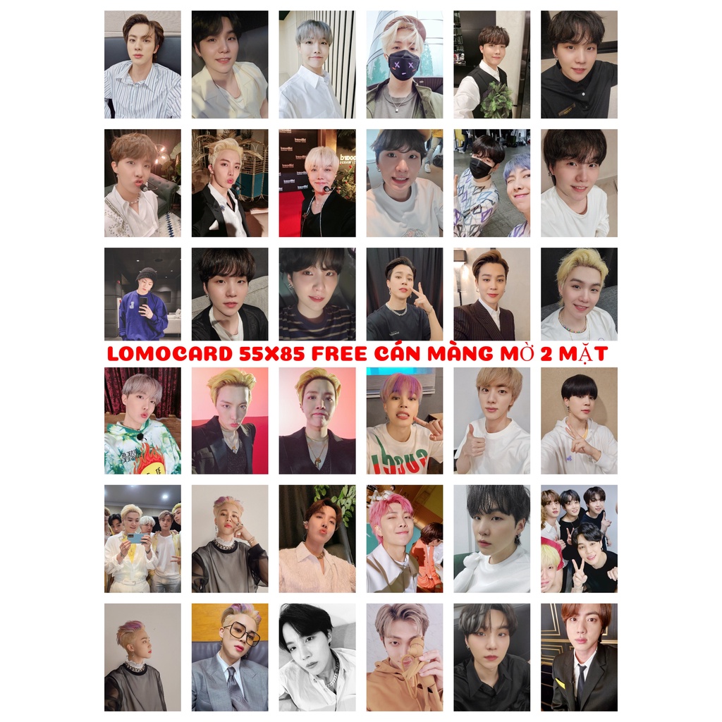 Lomo card 36 ảnh nhóm BTS - Cập nhật Twitter 2605