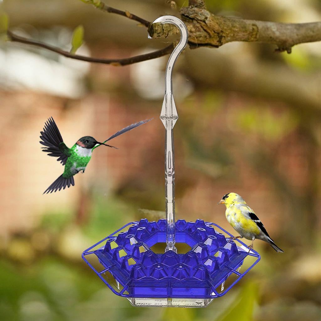 LLOYD 1 Dụng Cụ Cho Chim Ruồi Ăn Hình Lục Giác Có Móc Treo