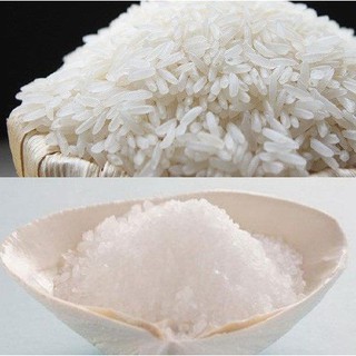Gạo Muối cúng kiến,thờ cúng (có dĩa)