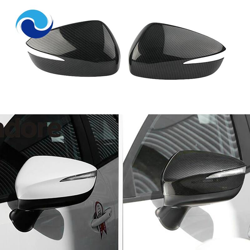 Ốp gương chiếu hậu bằng sợi carbon ABS cho Mazda CX-3 CX3 2015 2016 2017 2018 2019 2020 2021