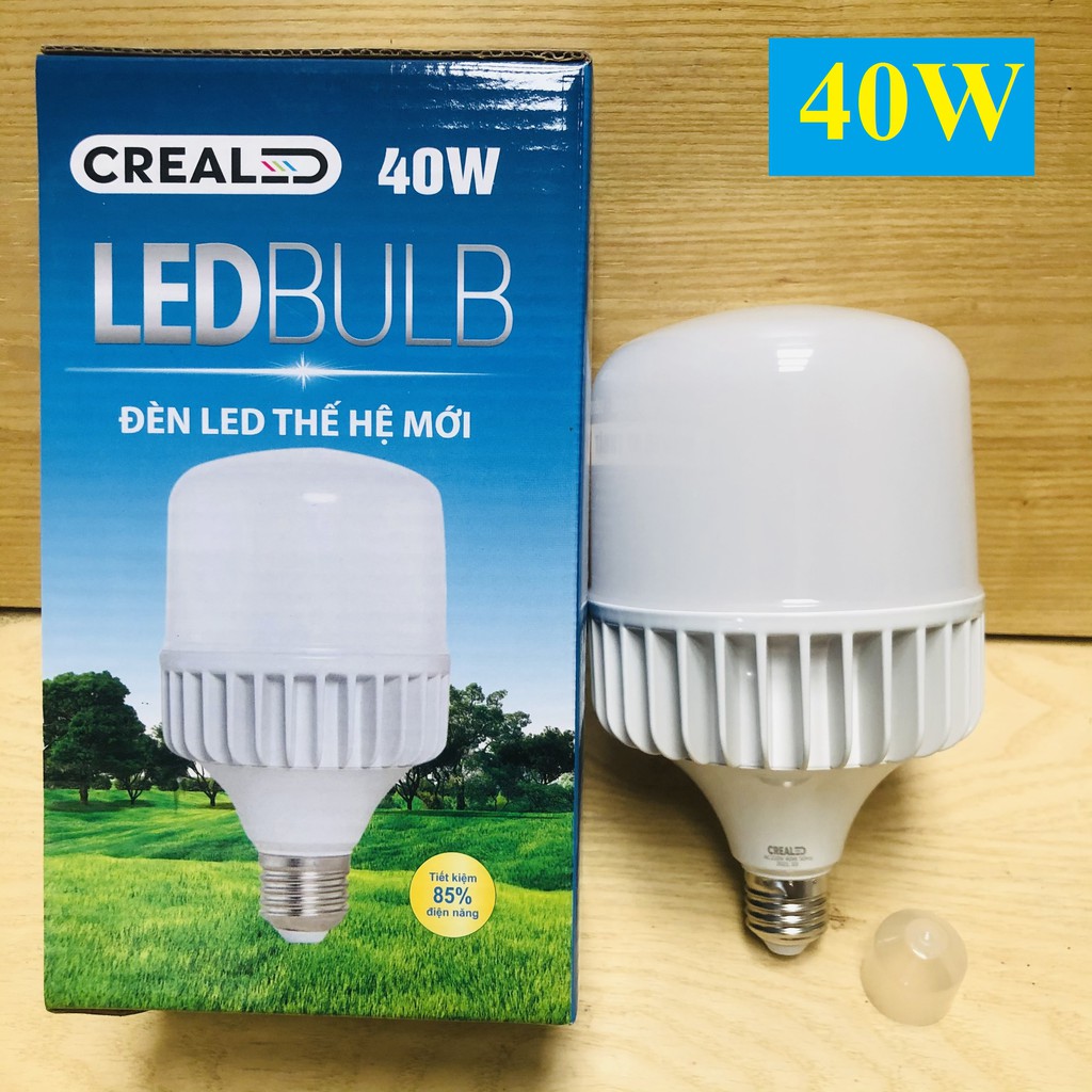 Bóng chống lóa đèn led trụ nhôm đúc 15-50W Chiếu sáng nhà xưởng, gia đình ( Đáp ứng tốt với cường độ sử dụng cao)