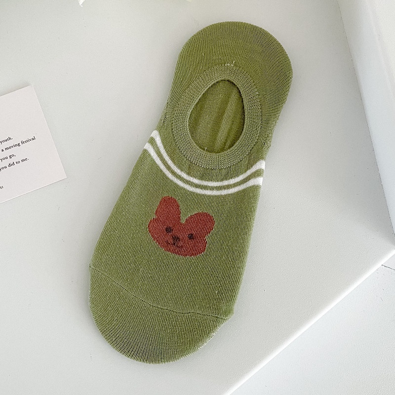 Vớ cotton Cổ Thấp Mỏng Nhẹ Màu Trắng Thời Trang Mùa Hè Cho Nữ