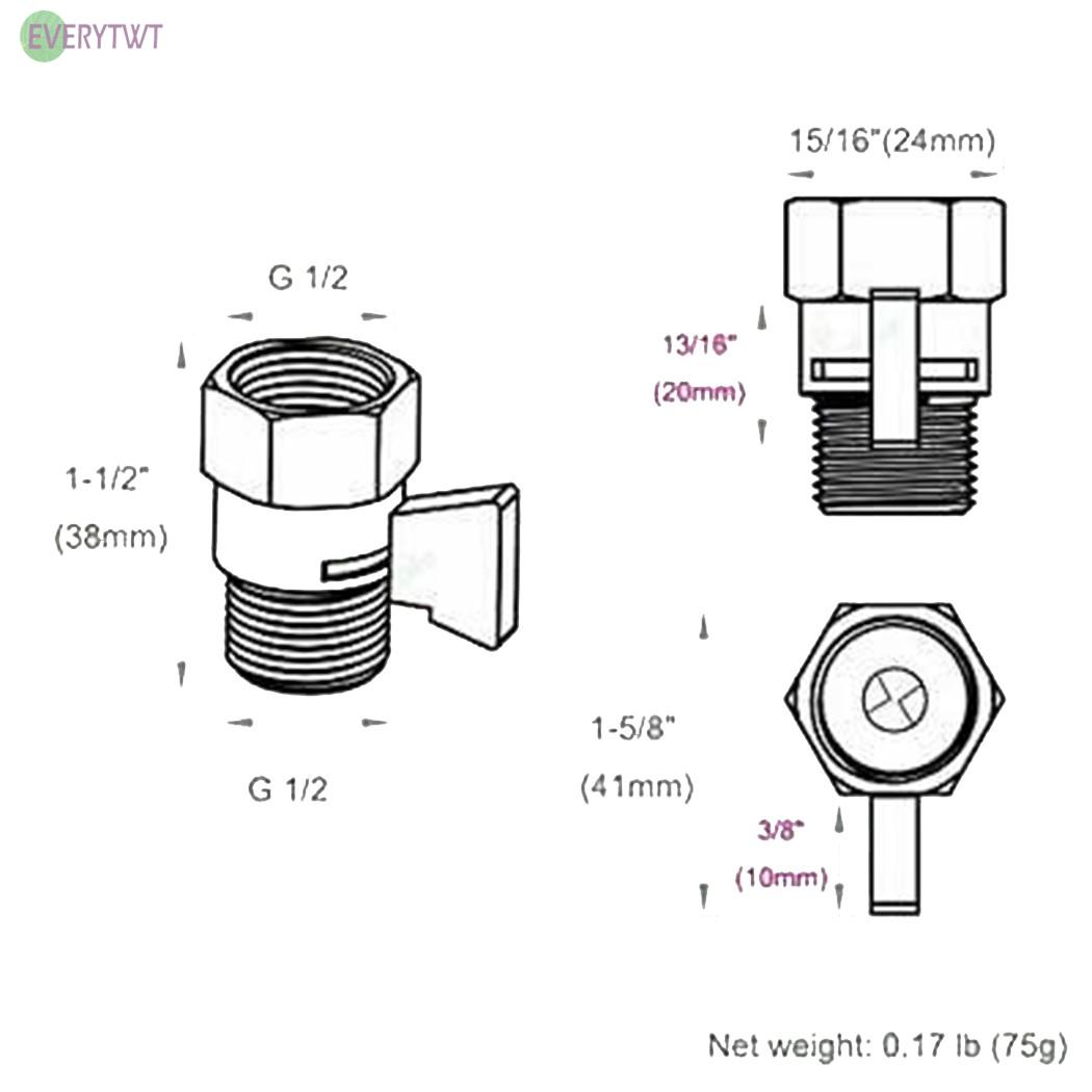 Van Khóa Vòi Sen Cho Nhà Tắm