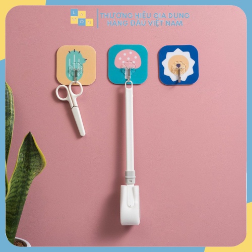 COMBO 10 MÓC DÁN TƯỜNG IN HÌNH 3D SIÊU DÍNH 88072 Lamon Store