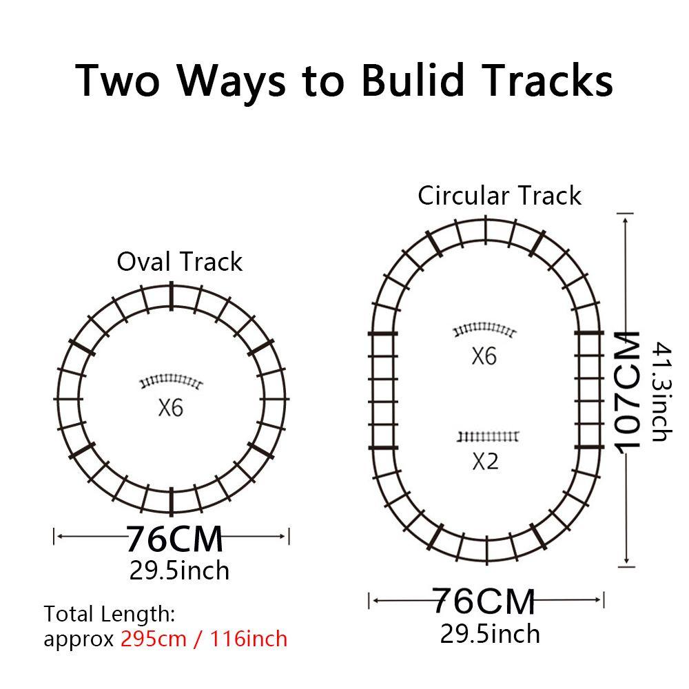 SUSANS Tàu Lửa Điện Không Bao Gồm Pin Và Đường Ray Trang Trí Giáng Sinh Cho Trẻ Em