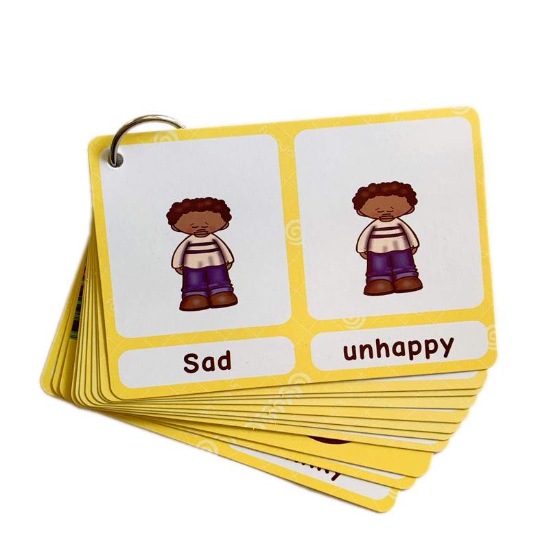 Bộ 120 Thẻ Chữ Cái Tiếng Anh Synonyms Dùng Giáo Dục Cho Trẻ Mẫu Giáo