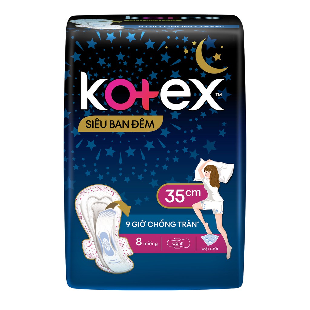 BĂNG VỆ SINH BAN ĐÊM KOTEX 35CM