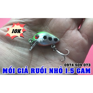 Mồi giả ruồi nhỏ chuyên bắt cá rô cá lóc, cá chuối, cá thiểu, cá chim| Cực kỳ phù hợp với cần siêu mềm ultra light