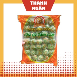 Chả Cá Cốm Xanh Minh Long Food Hương Thơm Thanh Dịu Màu Sắc Đẹp Mắt Giòn Mềm Béo Bùi 500gr