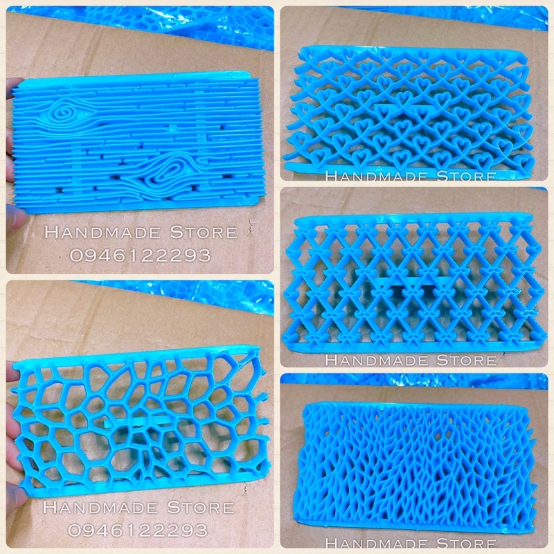 Khuôn nhấn đất sét, fondant