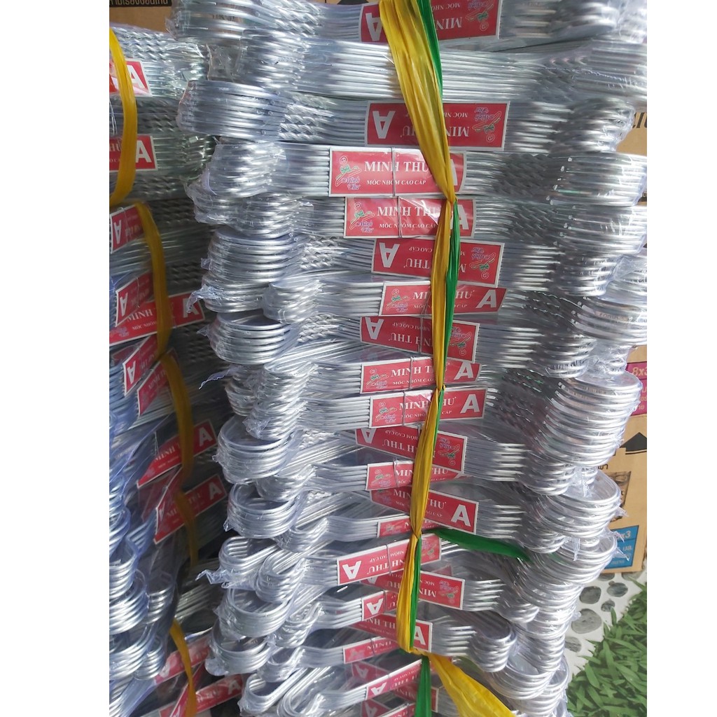 Combo 10 Móc Áo Nhôm Em bé to và dày cao cấp