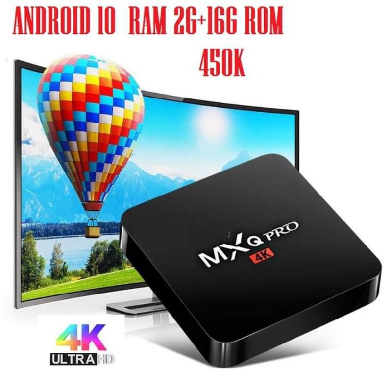 TV box MXQ PRO 4K RAM2G+16G ANDROID 10.1 gia si