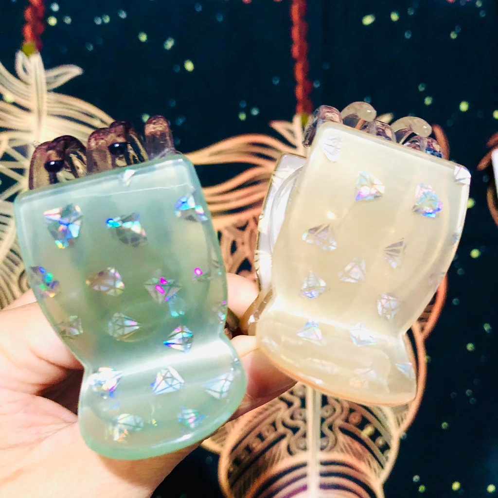 Kẹp tóc càng cua 5 rang kim cương cao cấp