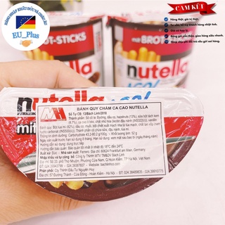 Bánh que chấm socola hạt dê Nutella 52g